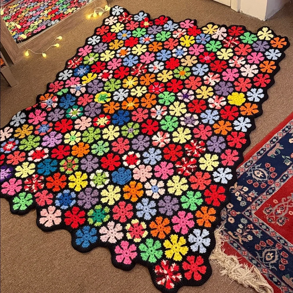 Urban Renewal One-Of-A-Kind Crochet Throw Blanket